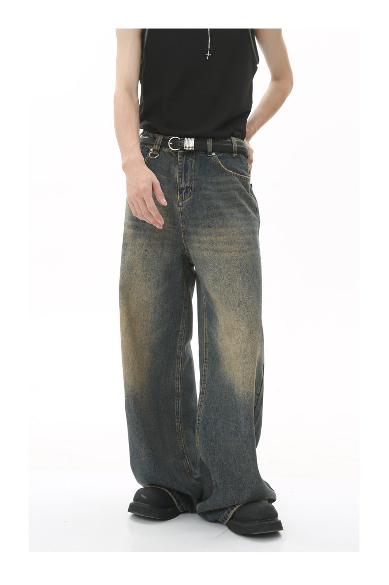 【関送込み】vintage washed jeans 5色*ユニセックス/N240090