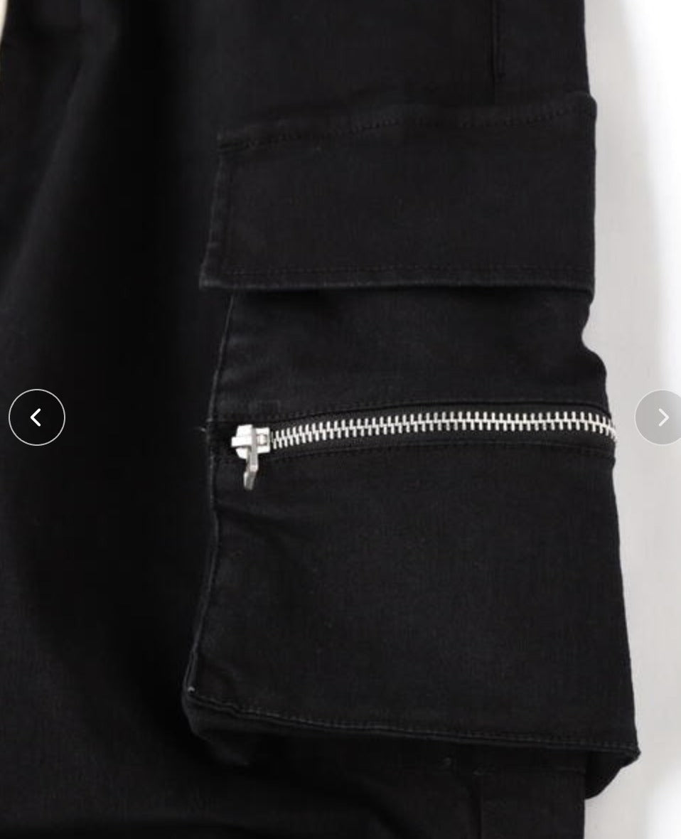 DankeSchon/ダンケシェーン/STRETCH TWILL ZIP POCKET PANTS