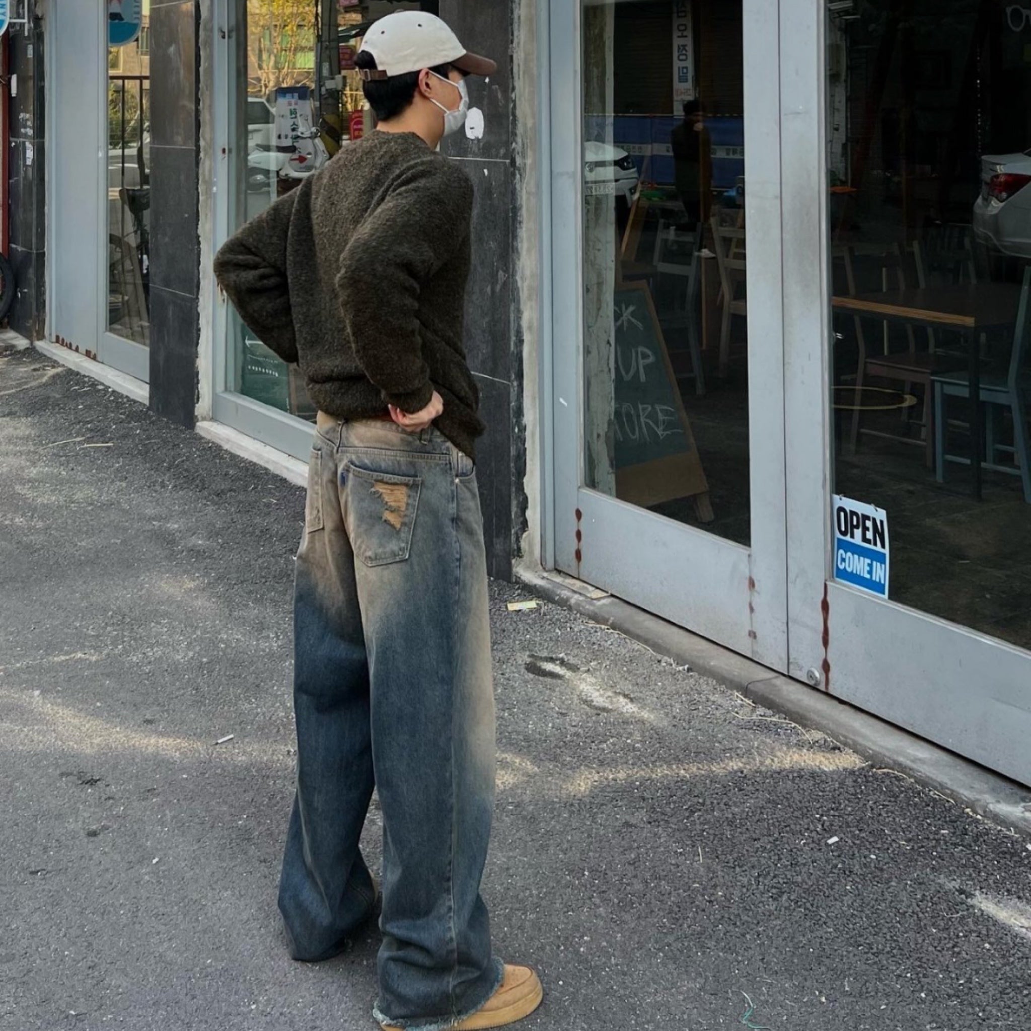 [送料込] west VTG wide denim