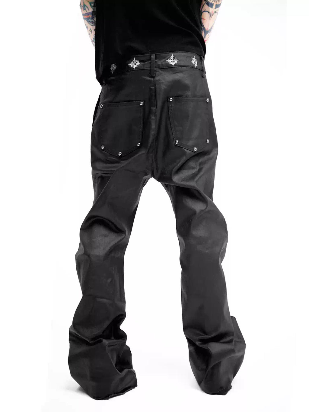 日本未上陸ブランド*DETW*ワックスコーティング デニムパンツ