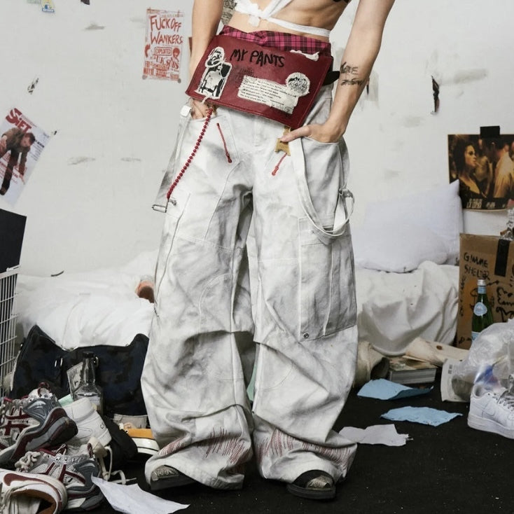 国内未入荷 EMOBROTHER - Removable Wide-Leg オーバーオール