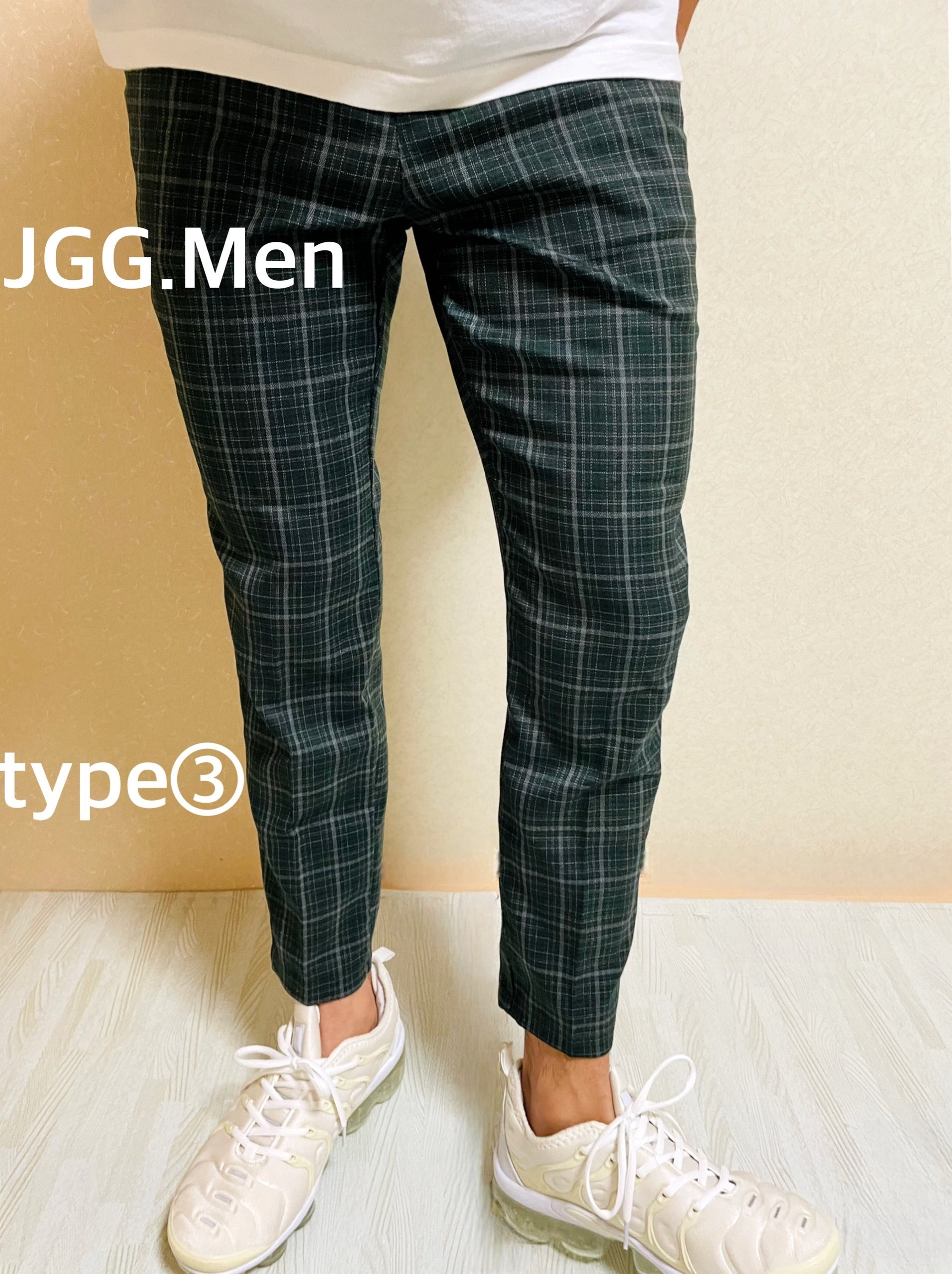 JGG.Men ジェイジージーメン　スキニーパンツ　スーツ　チェック