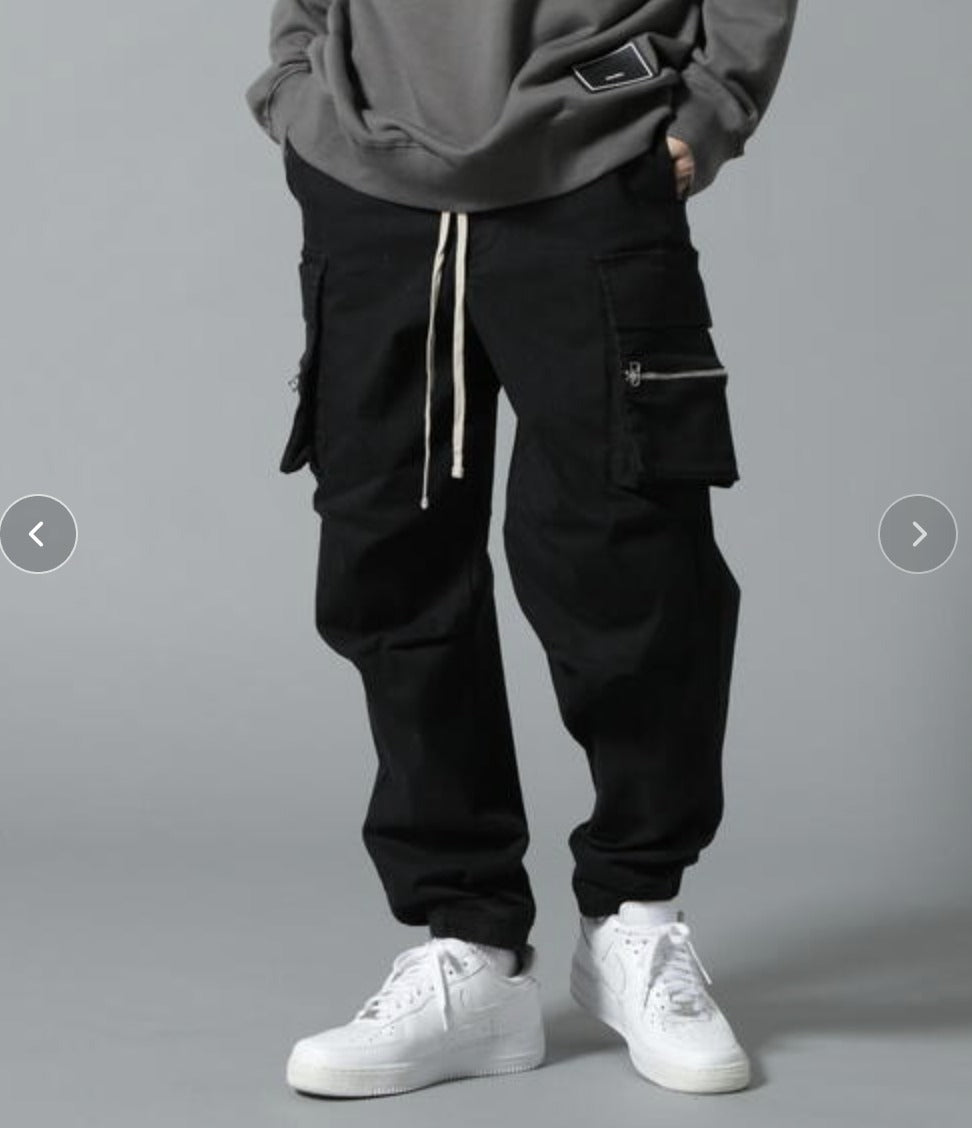 DankeSchon/ダンケシェーン/STRETCH TWILL ZIP POCKET PANTS