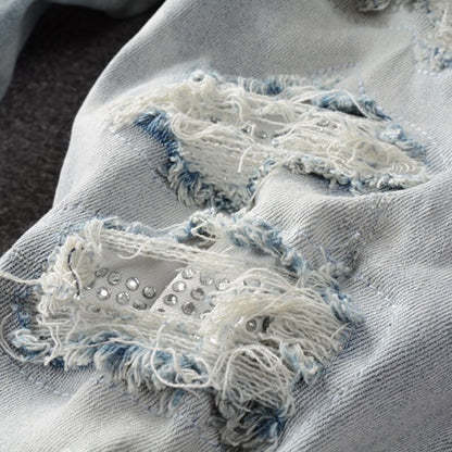 ☆関税/送料込み☆【stwear】SKYERダメージジーンズ