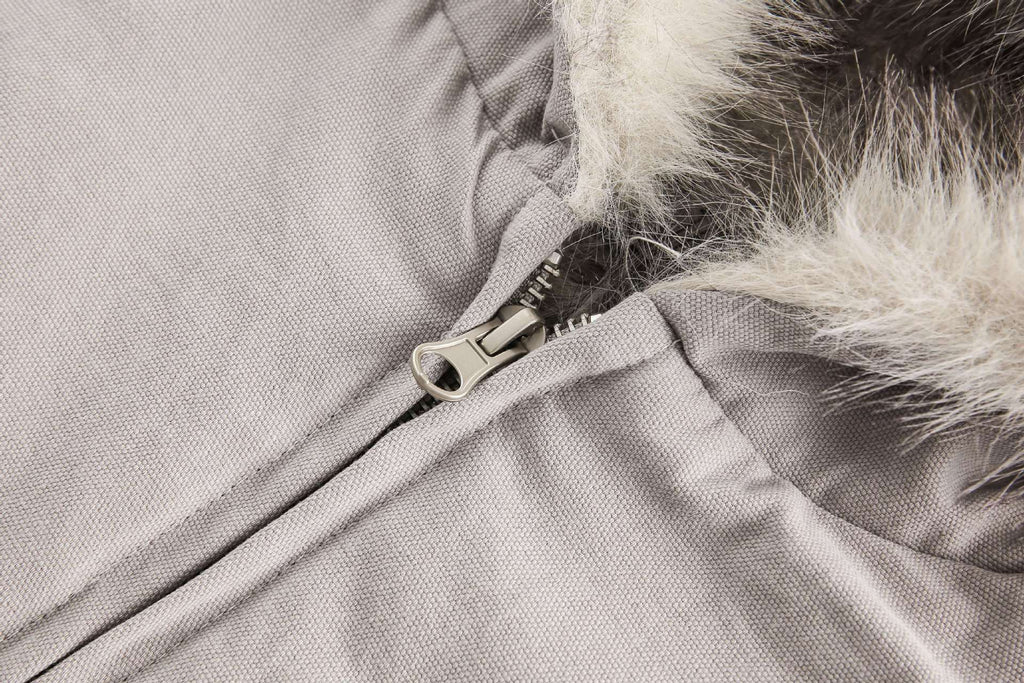 2色 裏ボア フード ブルゾン ファー ジップパーカー ジャケット