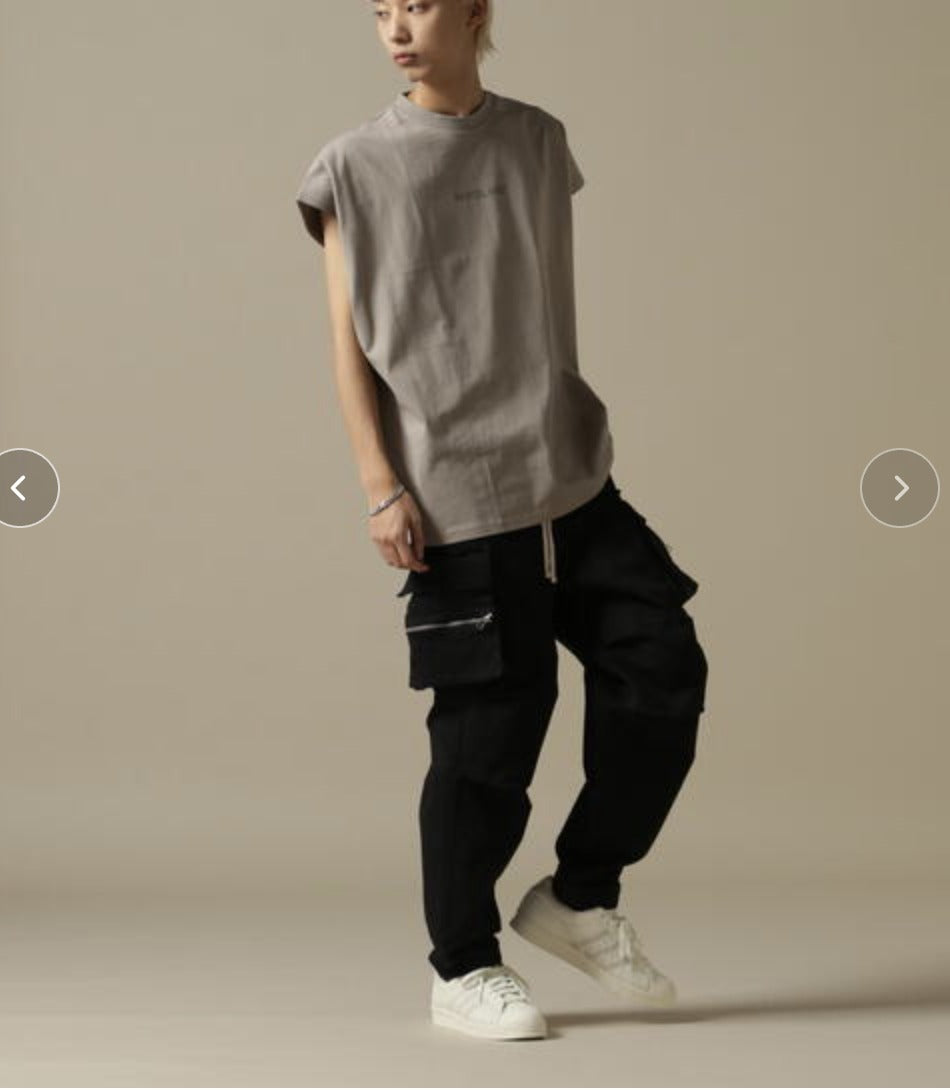 DankeSchon/ダンケシェーン/STRETCH TWILL ZIP POCKET PANTS