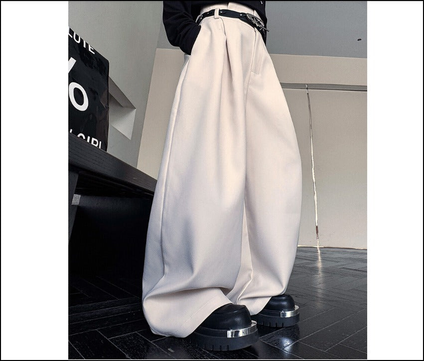 美脚 ワイドパンツ ハイウエスト シルエット映え カジュアル