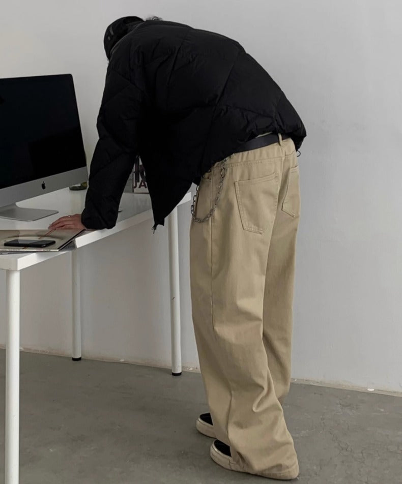 INKNOTS*日本未入荷 Basic ウォッシュド　ワイドレッグ チノパン