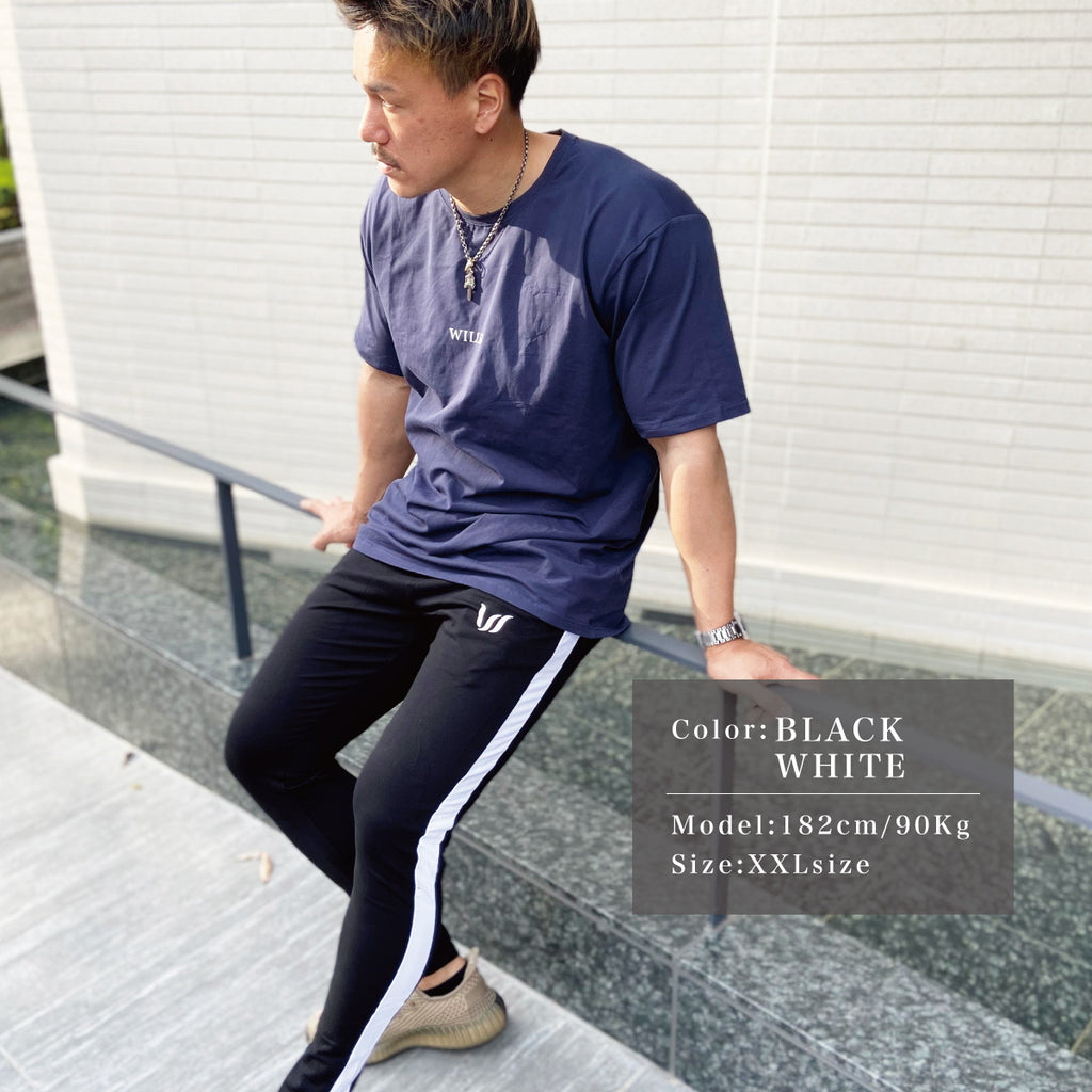 WILLS FITNESS ジョガーパンツ  ストレッチ スキニー ジムウエア