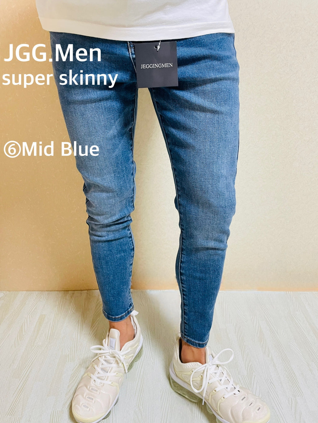 JEGGING MEN ジェギング メン　スキニーデニム　スキニーパンツ