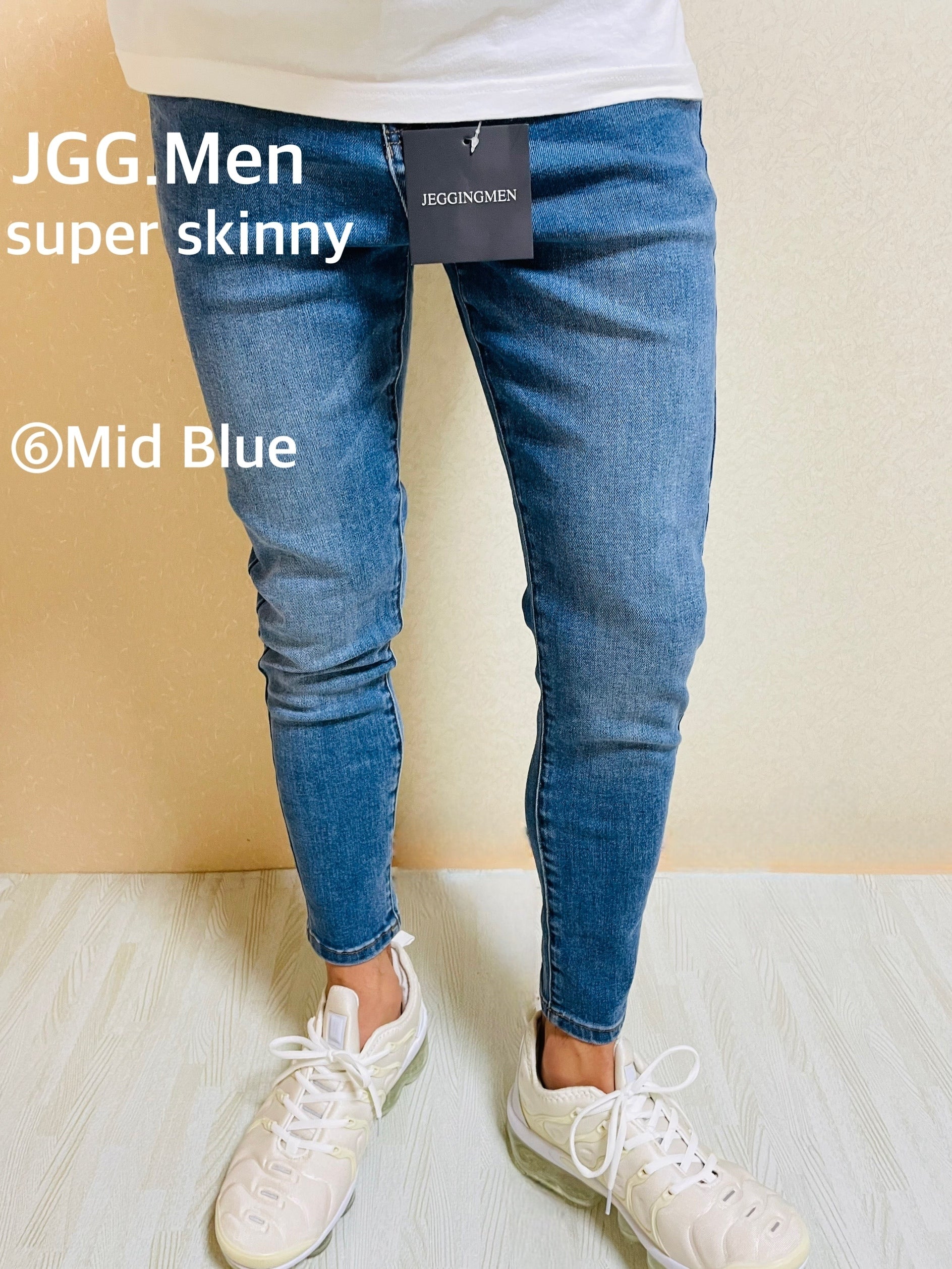 JEGGING MEN ジェギング メン　スキニーデニム　スキニーパンツ