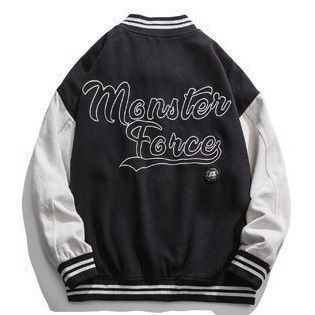 長袖 3色 スタジャン ユニフォーム ヴィンテージ アウター ロゴ