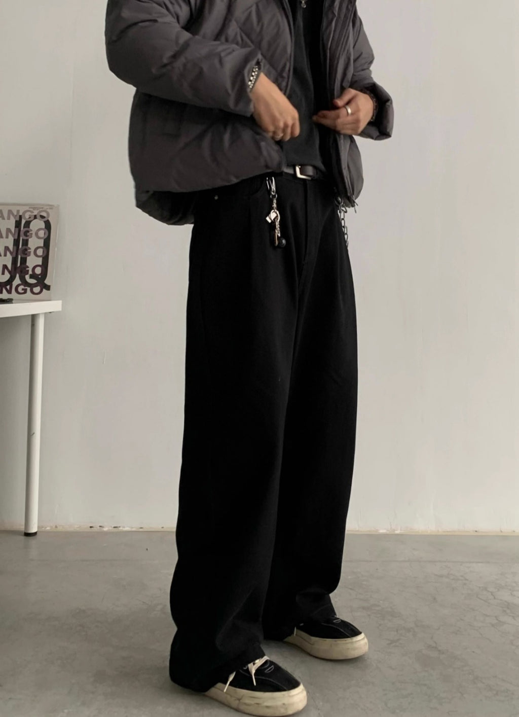 INKNOTS*日本未入荷 Basic ウォッシュド　ワイドレッグ チノパン