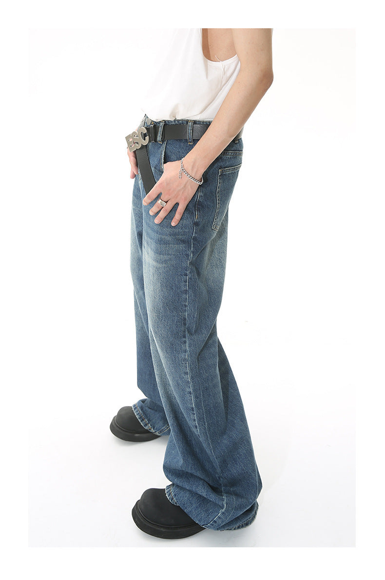 【関送込み】vintage washed jeans 5色*ユニセックス/N240090