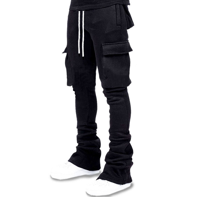 シューカットトラックパンツ ブーツカット カーゴパンツ