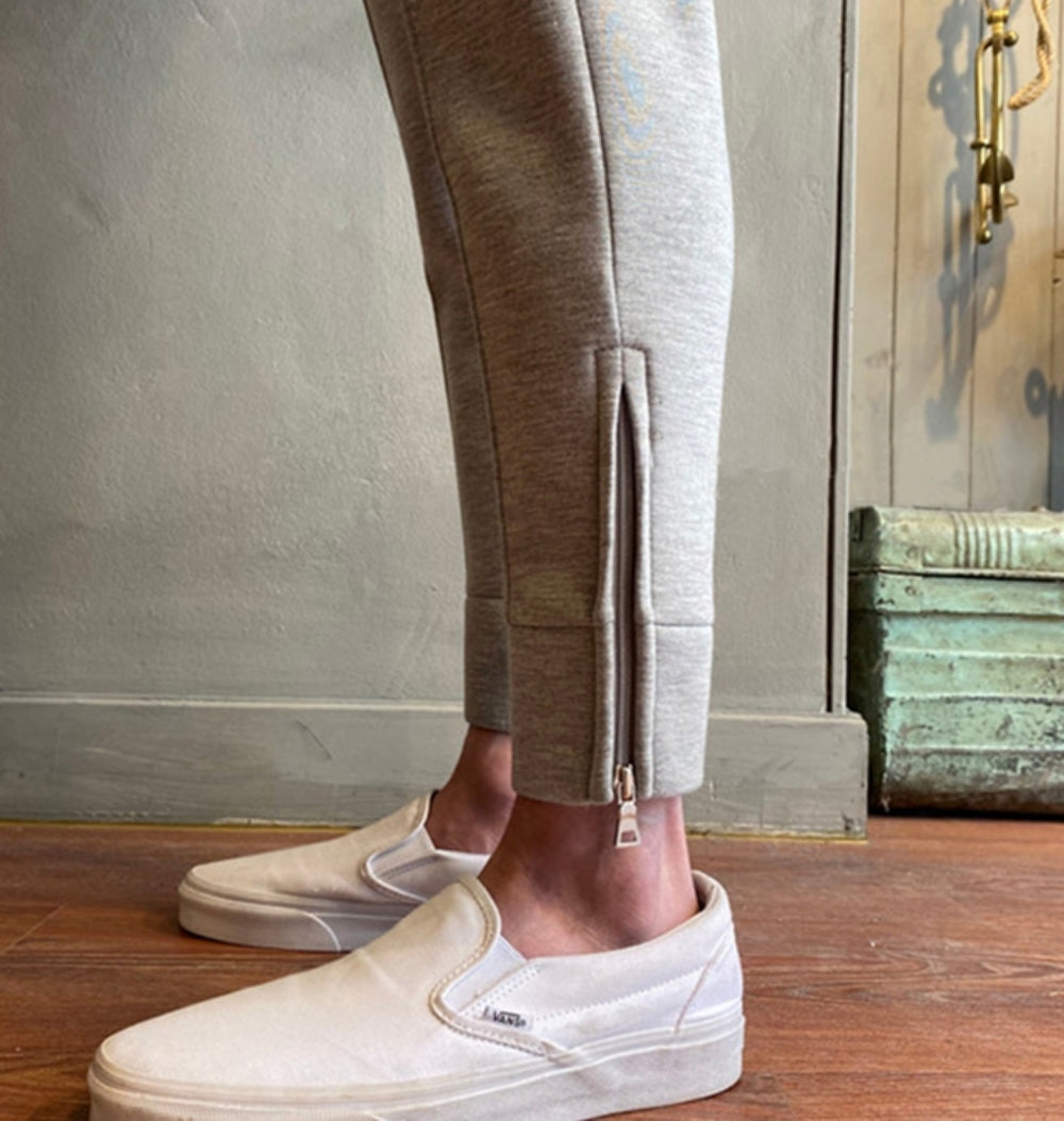 スリム テーパード スウェットパンツ 2色 韓国 パンツ nra047