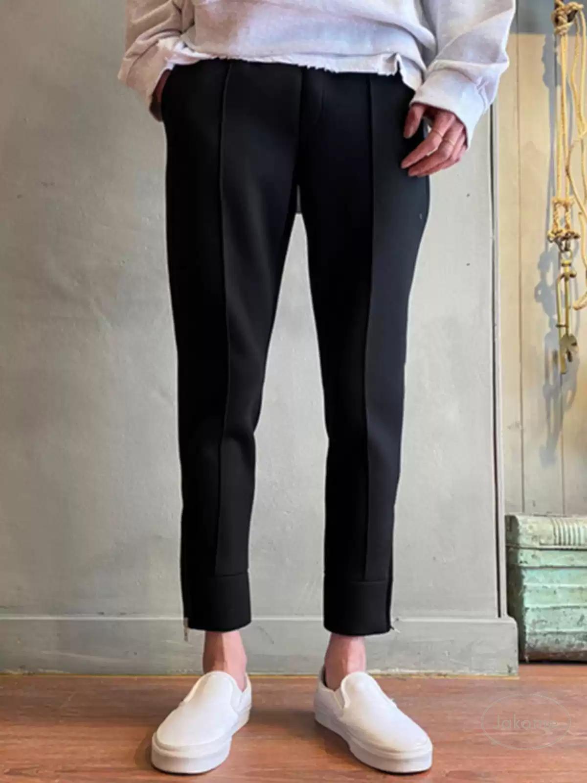 スエットパンツ 綺麗め お洒落お出かけ スリム アンクル ルーズ