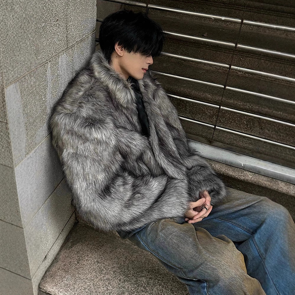 シルバーフォックス ファー ジャケット ショート丈 韓国 cr7535