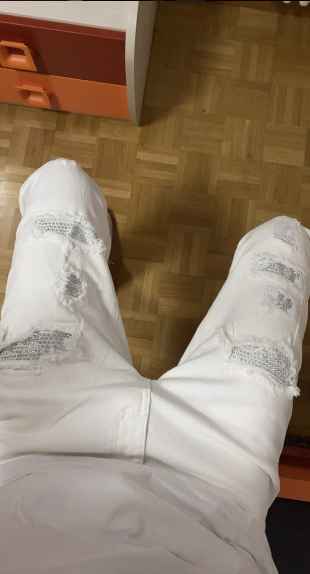 ☆関税/送料込み☆【stwear】SKYERダメージジーンズ