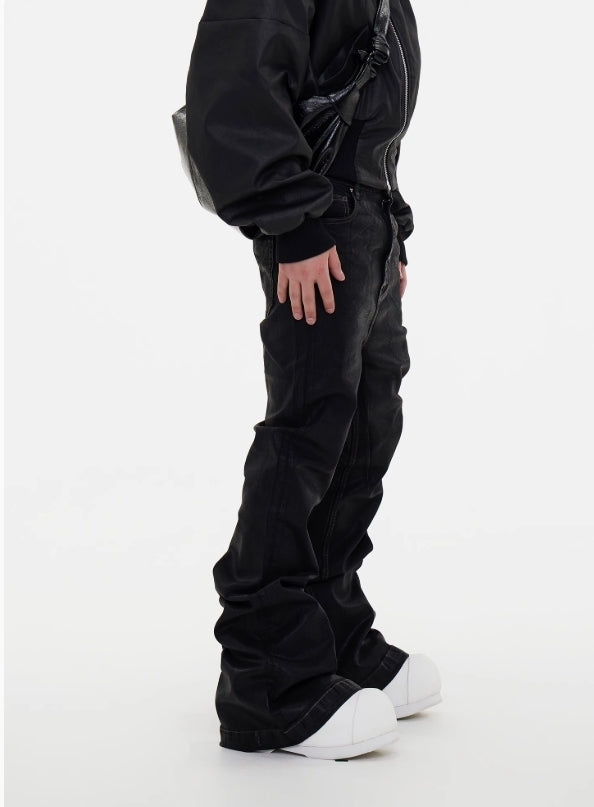 【送料関税込】ASTT WAXED DARK FLARE DENIM