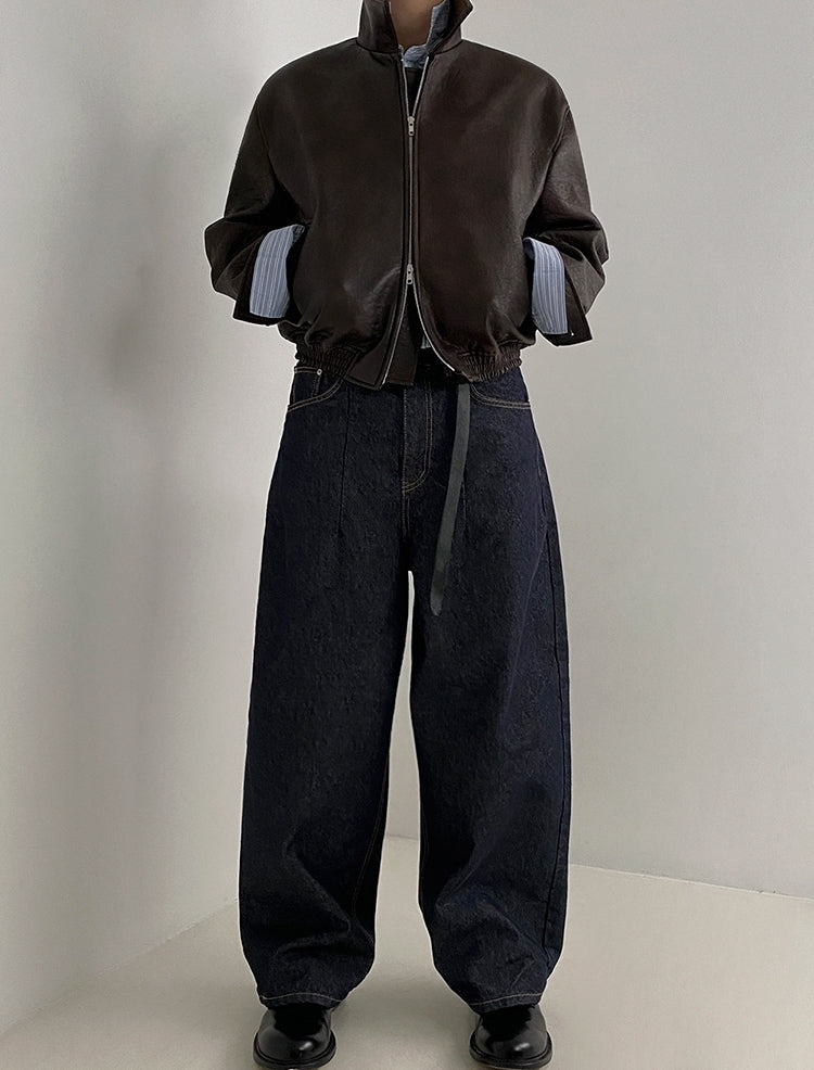 ショート レザー ジャケット 2色 ライダースジャケット cr5519