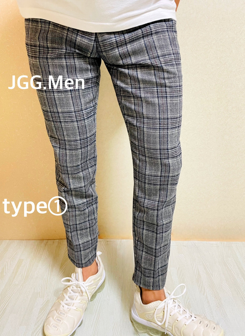 JGG.Men ジェイジージーメン　スキニーパンツ　スーツ　チェック