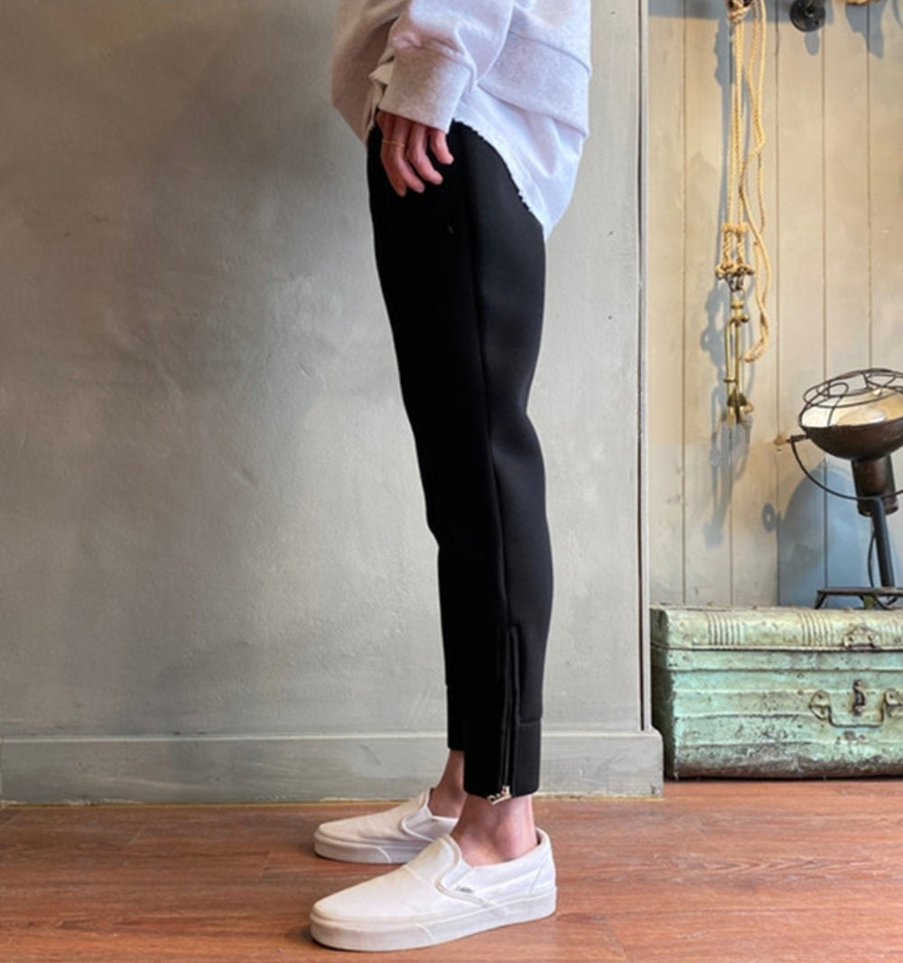 スリム テーパード スウェットパンツ 2色 韓国 パンツ nra047