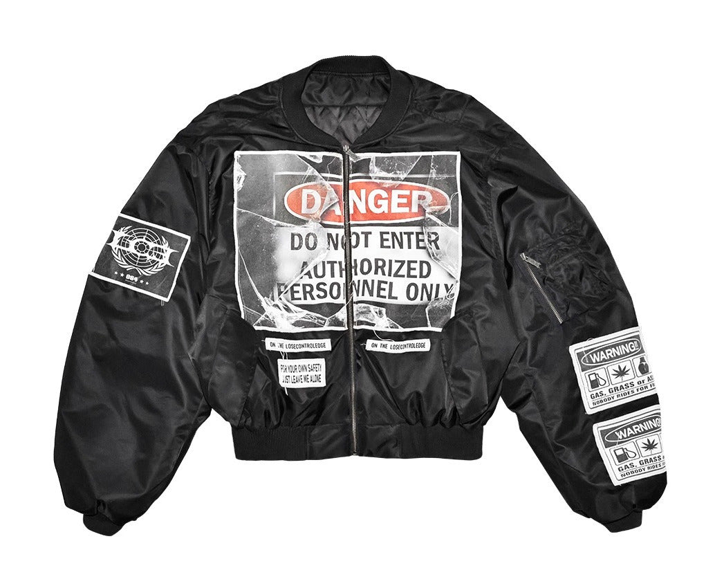 日本未上陸ブランド*LOSE CONTROL EDGE*ボンバージャケット