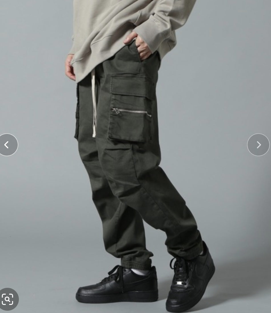 DankeSchon/ダンケシェーン/STRETCH TWILL ZIP POCKET PANTS