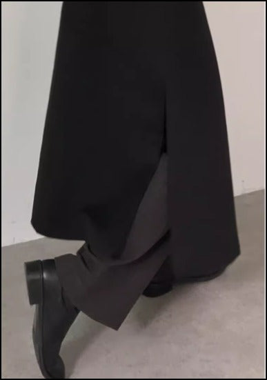 メンズ お洒落 綺麗め ウールタッチ ロングコート シンプル