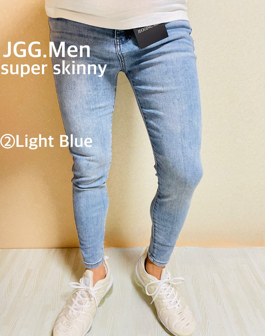JEGGING MEN ジェギング メン　スキニーデニム　スキニーパンツ