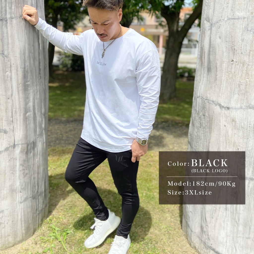WILLS FITNESS ジョガーパンツ  ストレッチ スキニー ジムウエア