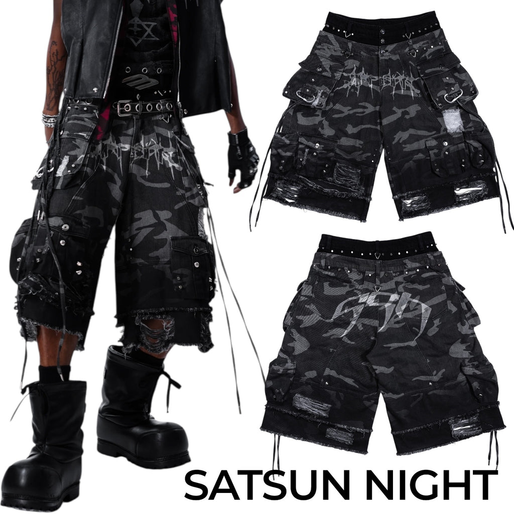 国内未入荷 Satsun Night - STREET-CAMO 2.0 - WASHED GREY